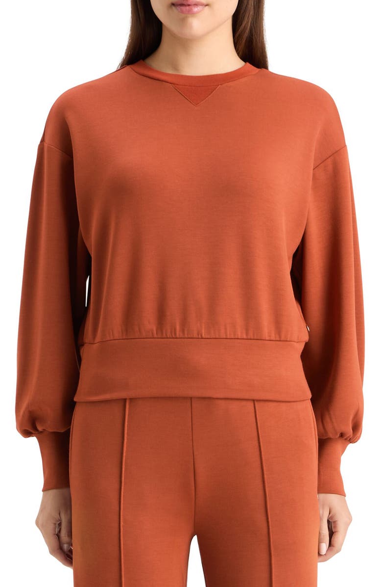 Scotch & Soda Balloon Sleeve Sweatshirt, Main, color,