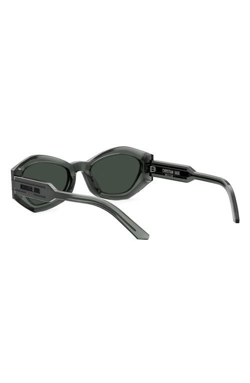 Dior 'signature B1u 55mm Butterfly Sunglasses In Gray