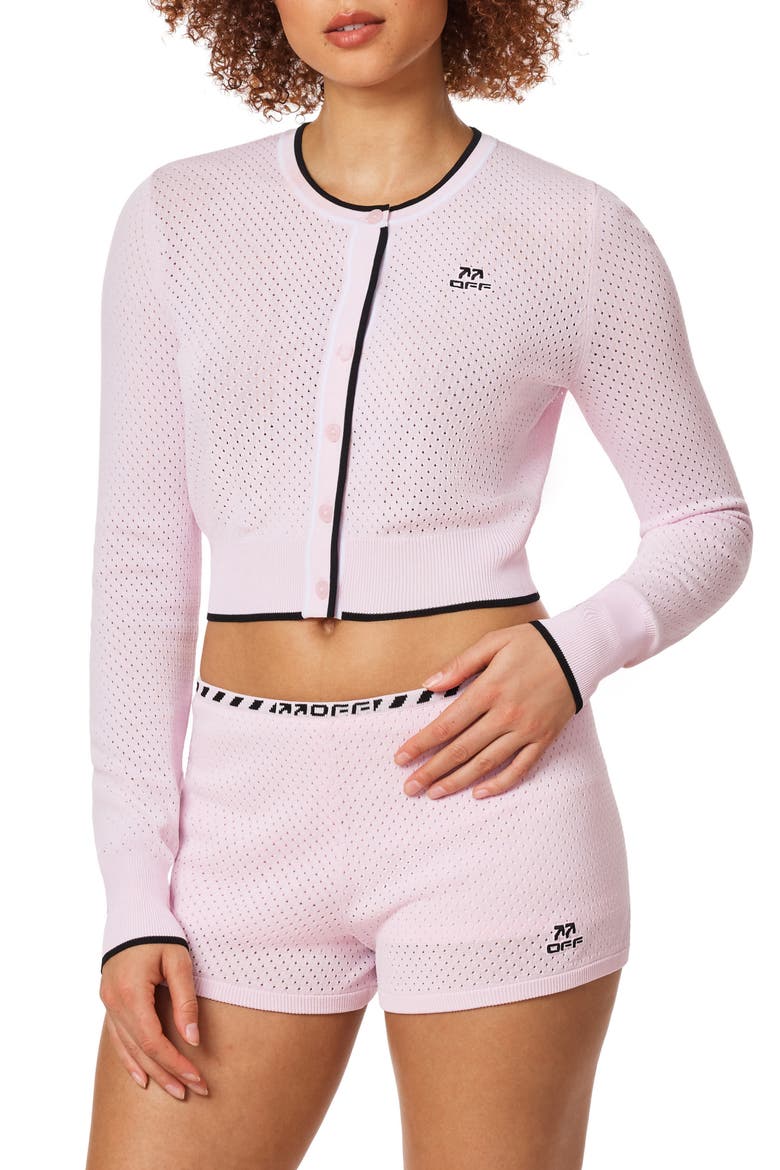 Mesh Cardigan, Main, color, CRADLE PINK