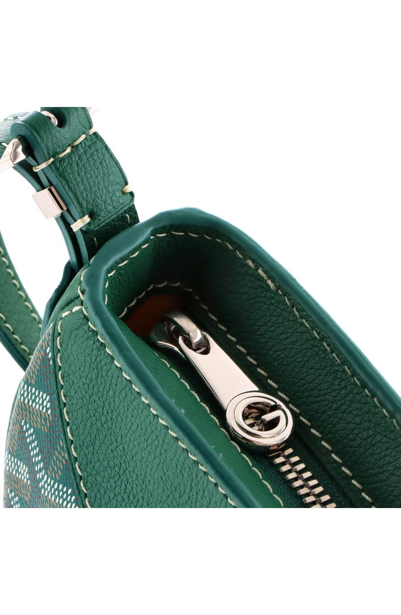 Pre-Owned Goyard Hirondelle Shoulder Bag Coated Canvas and Leather, Alternate, color, Green