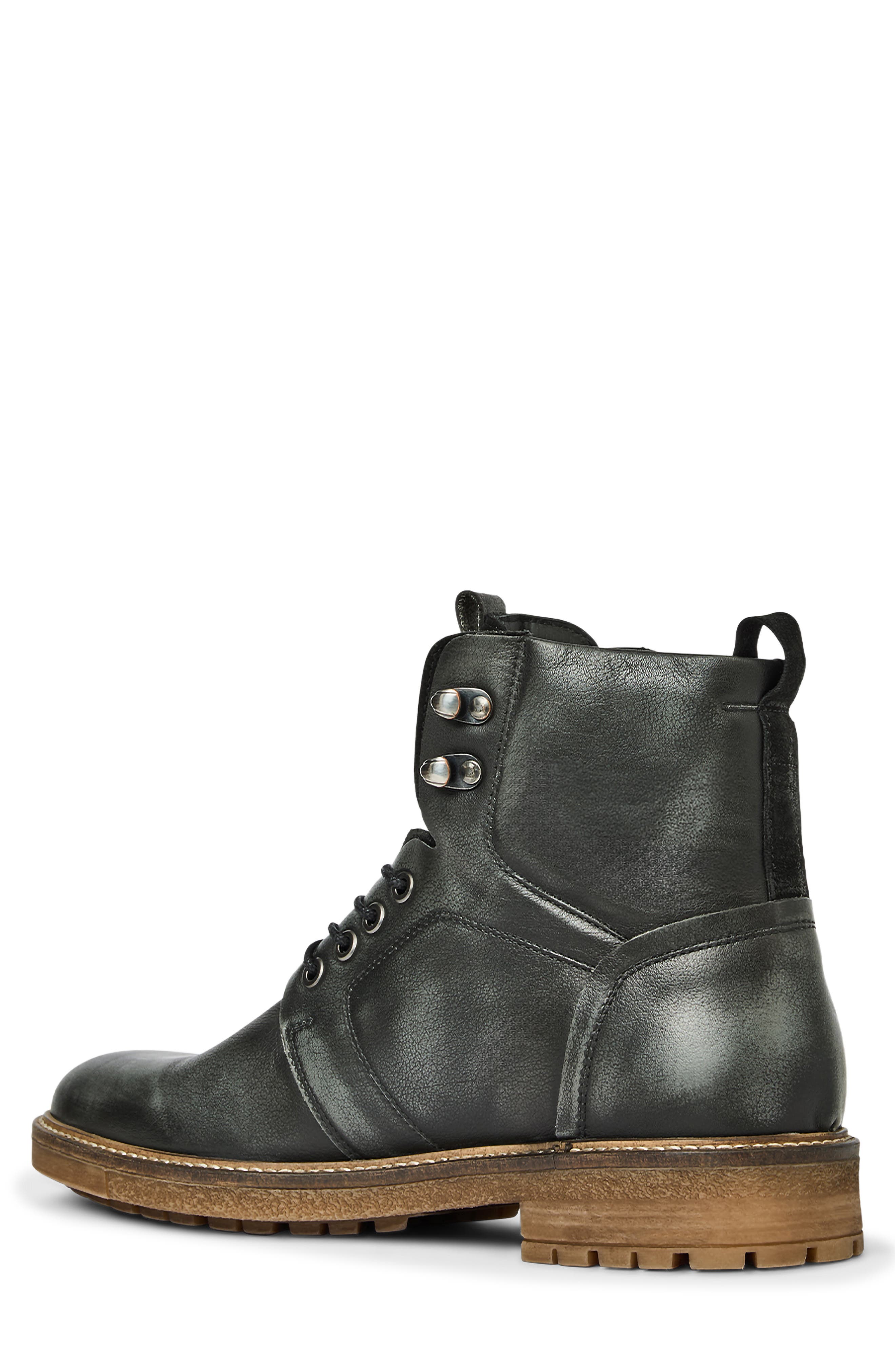 Rovello Water Repellent Boot, Alternate, color, BLACK CALF