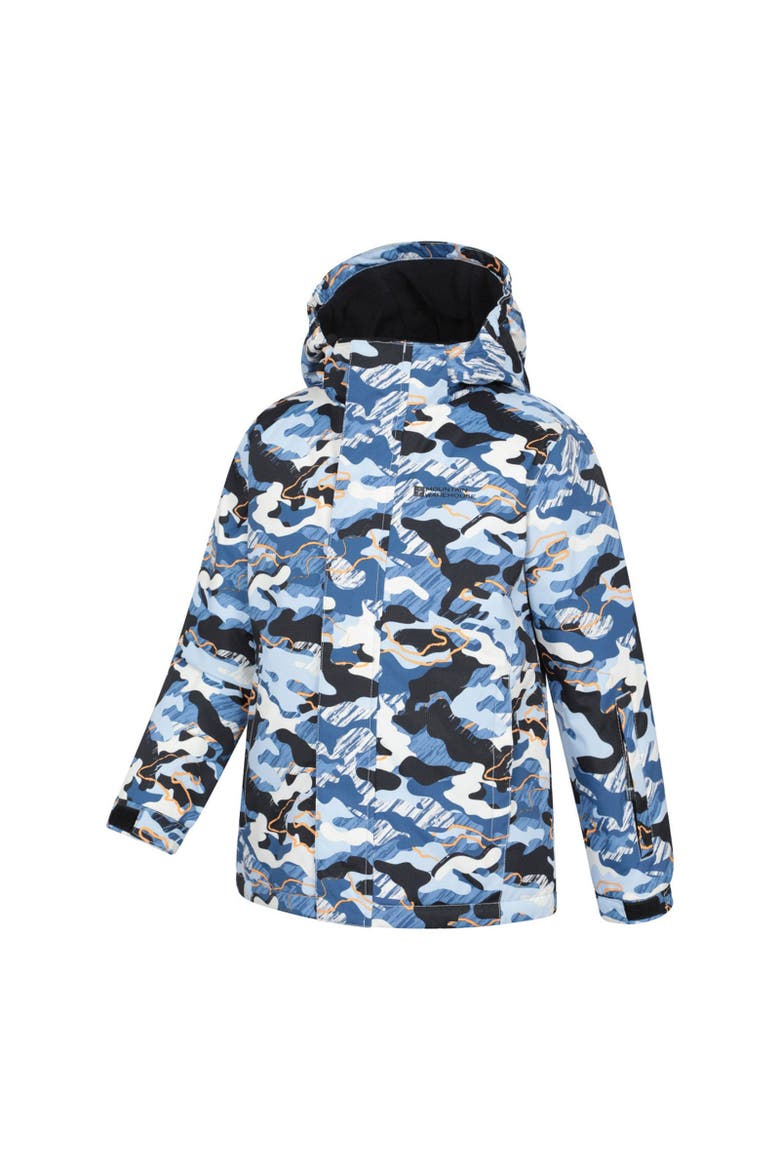 Childrens/Kids Mogal Geometric Ski Jacket, Alternate, color, Pale Blue
