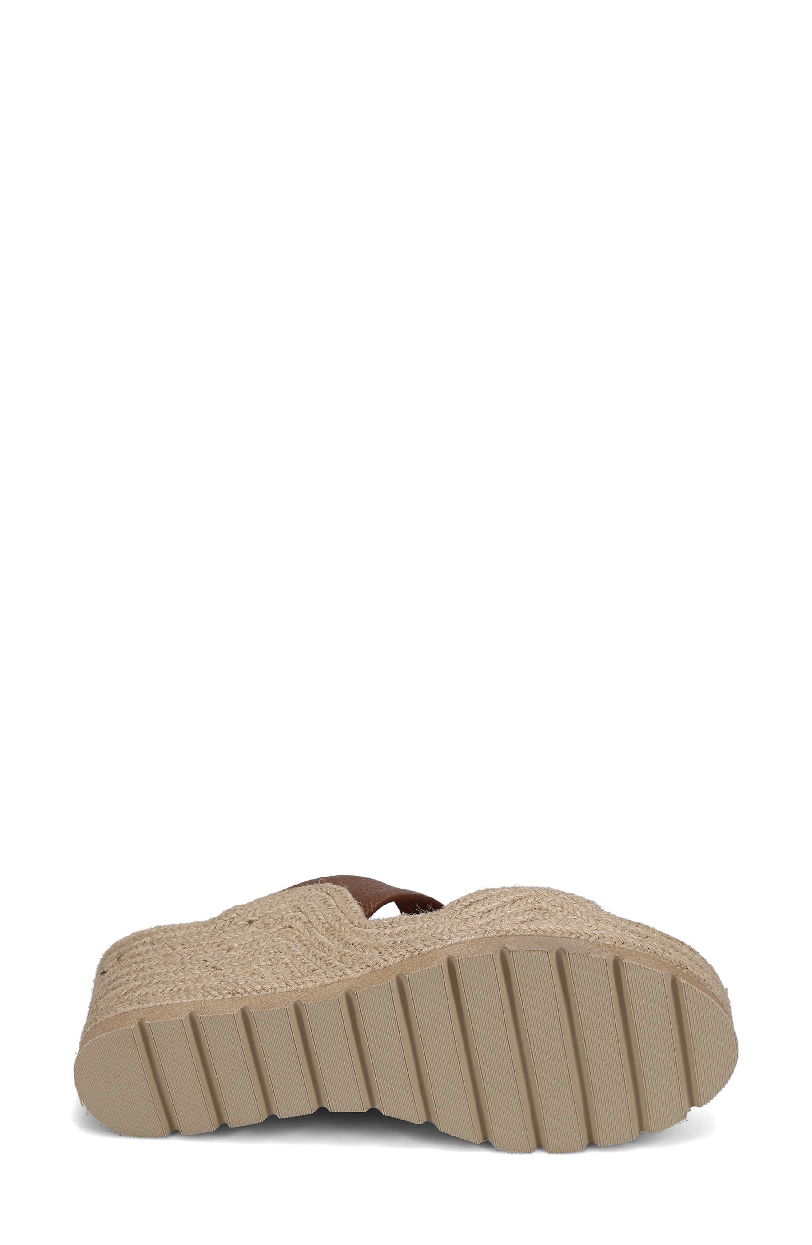 Cyril Platform Wedge Sandal, Alternate, color, CUOIO
