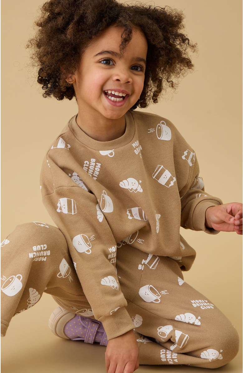 MORI Oversized Sweatshirt, Alternate, color, Sesame & Gardenia