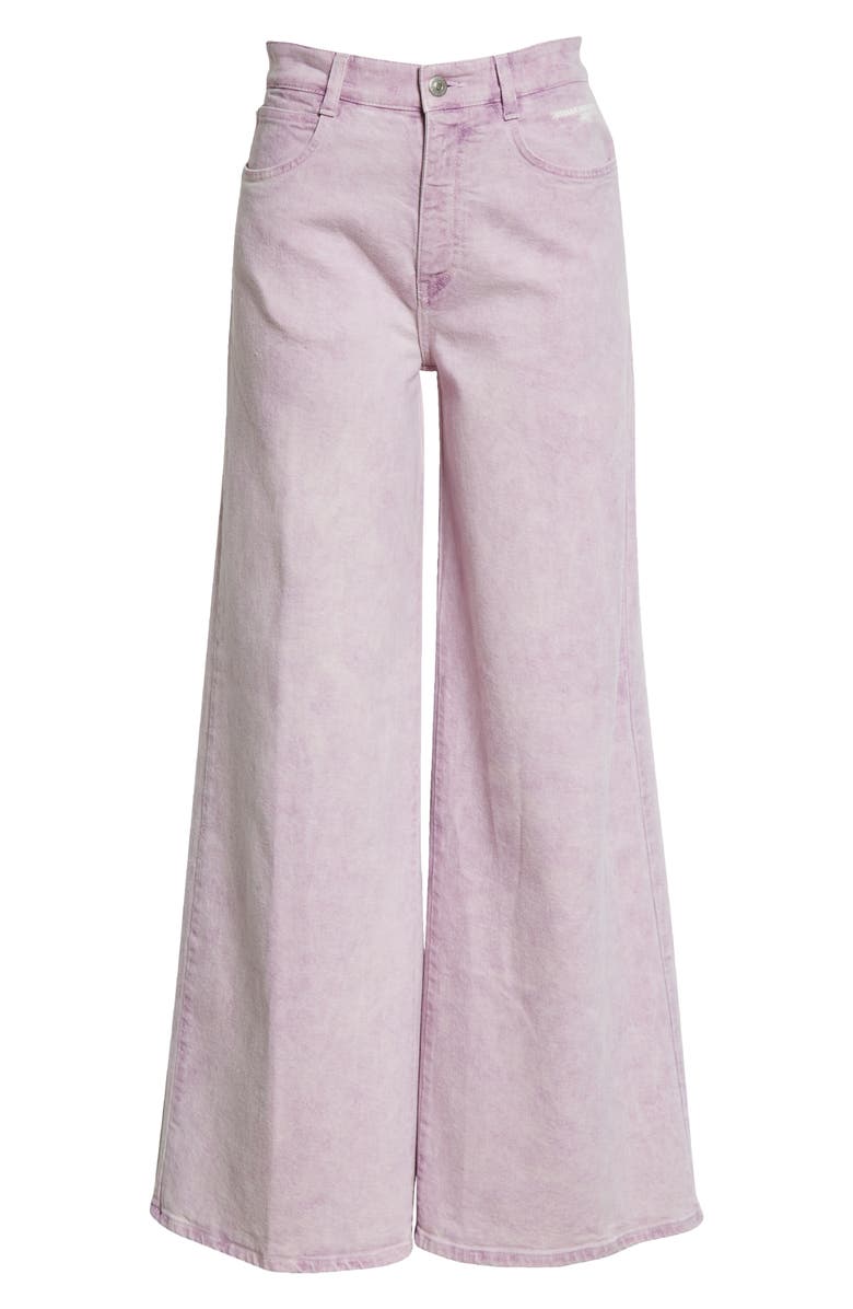 Stella McCartney Flare Leg Organic Cotton Jeans, Alternate, color,