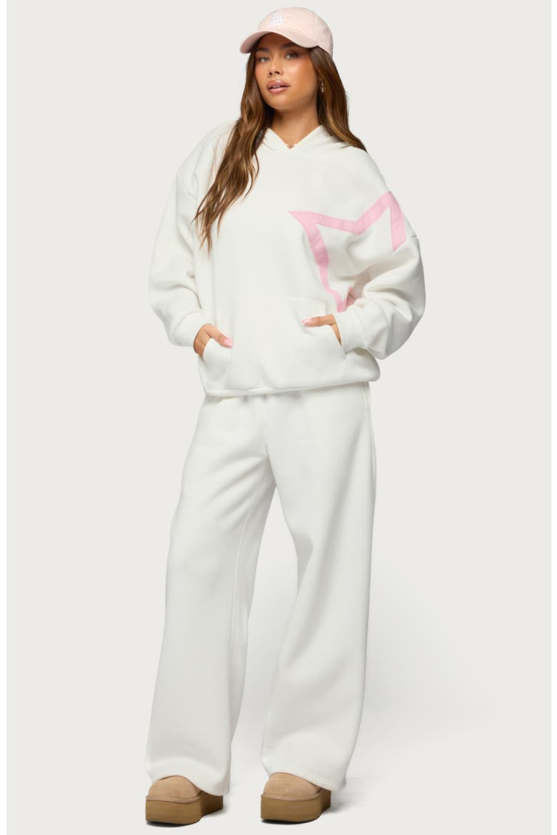 Starly Straight Leg Sweatpants, Alternate, color, WHITE