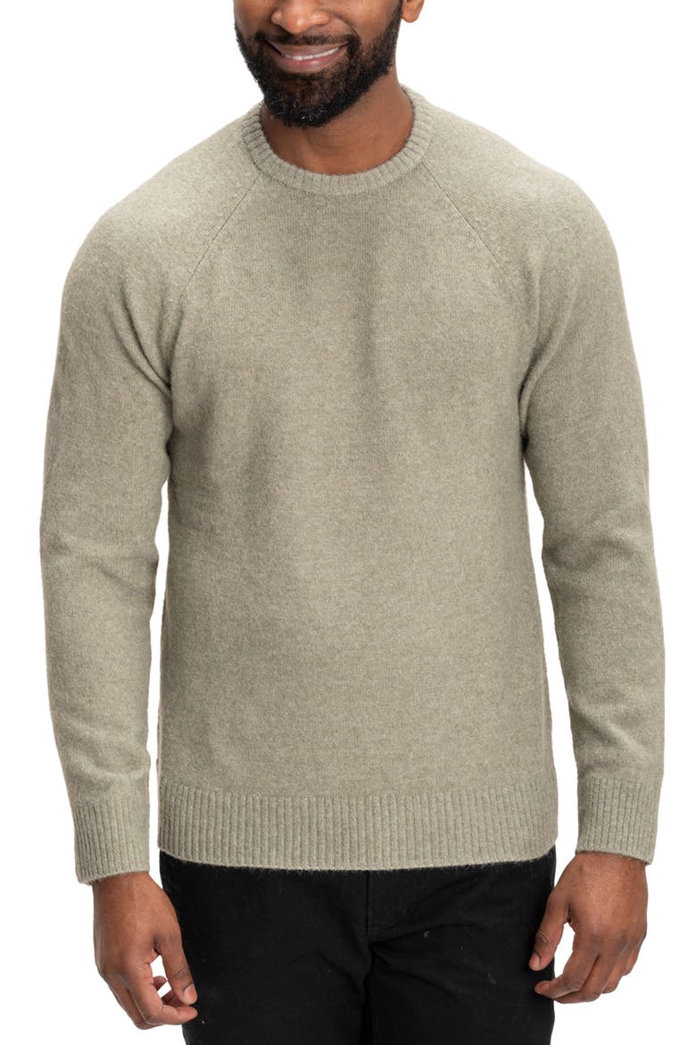 Raglan Crewneck Sweater, Main, color, ARTICHOKE