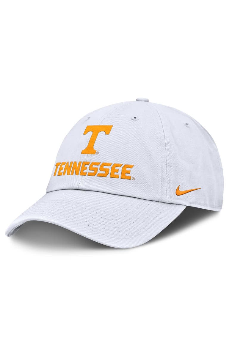 Nike Men's Nike White Tennessee Volunteers 2025 Sideline Club Adjustable Hat, Main, color, 