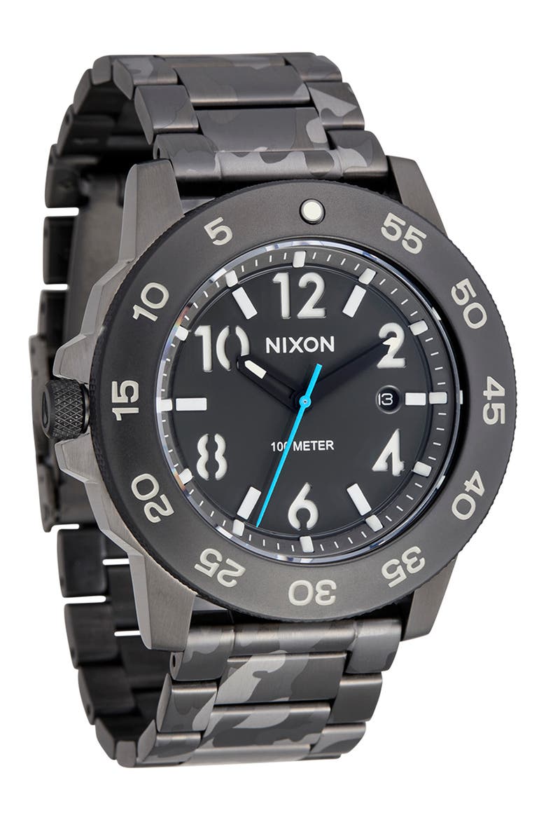 Smyth 44 Bracelet Watch, 44mm, Alternate, color, CAMO