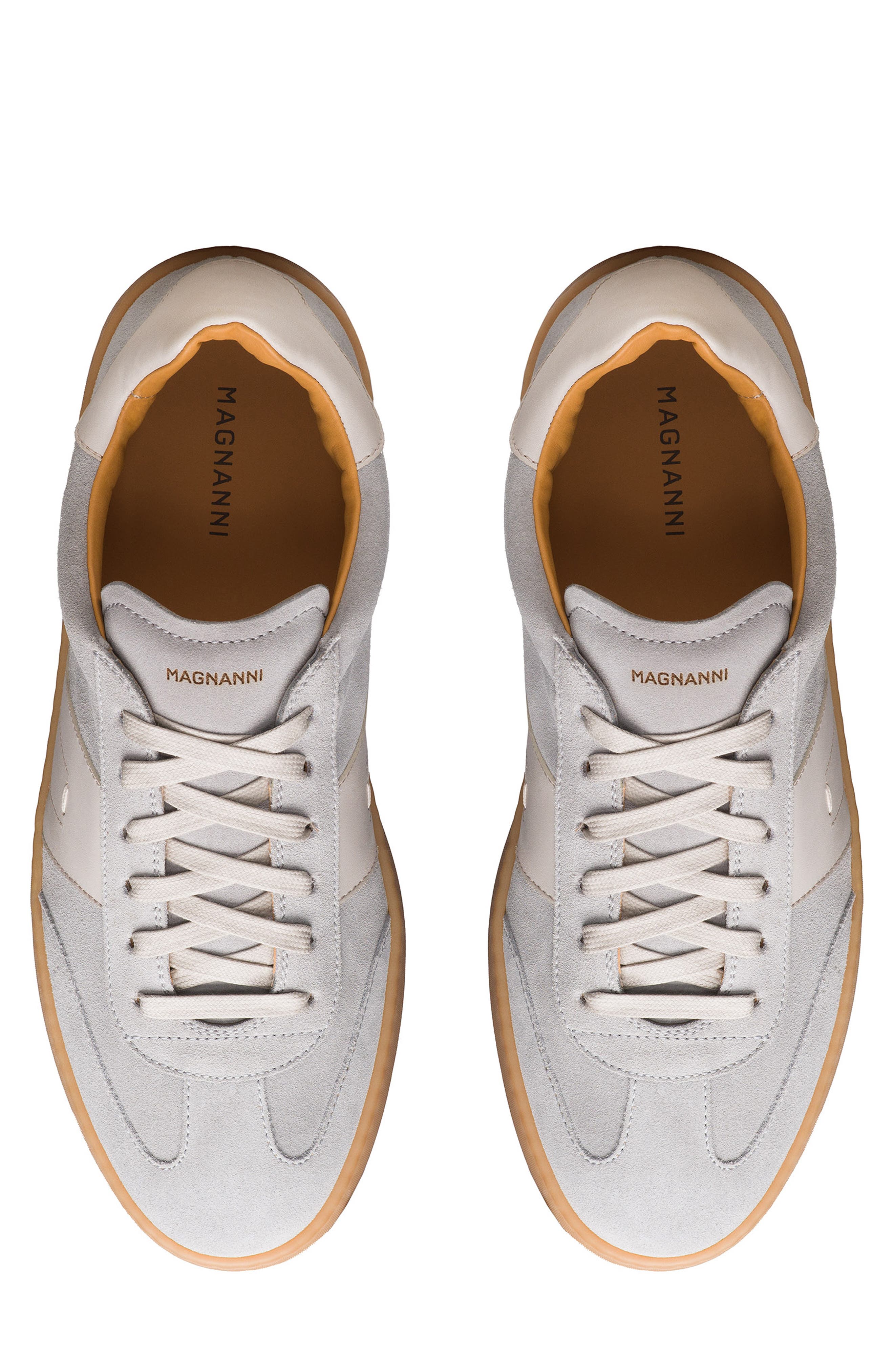 Magnanni Primera Sneaker, Alternate, color, Metal Suede