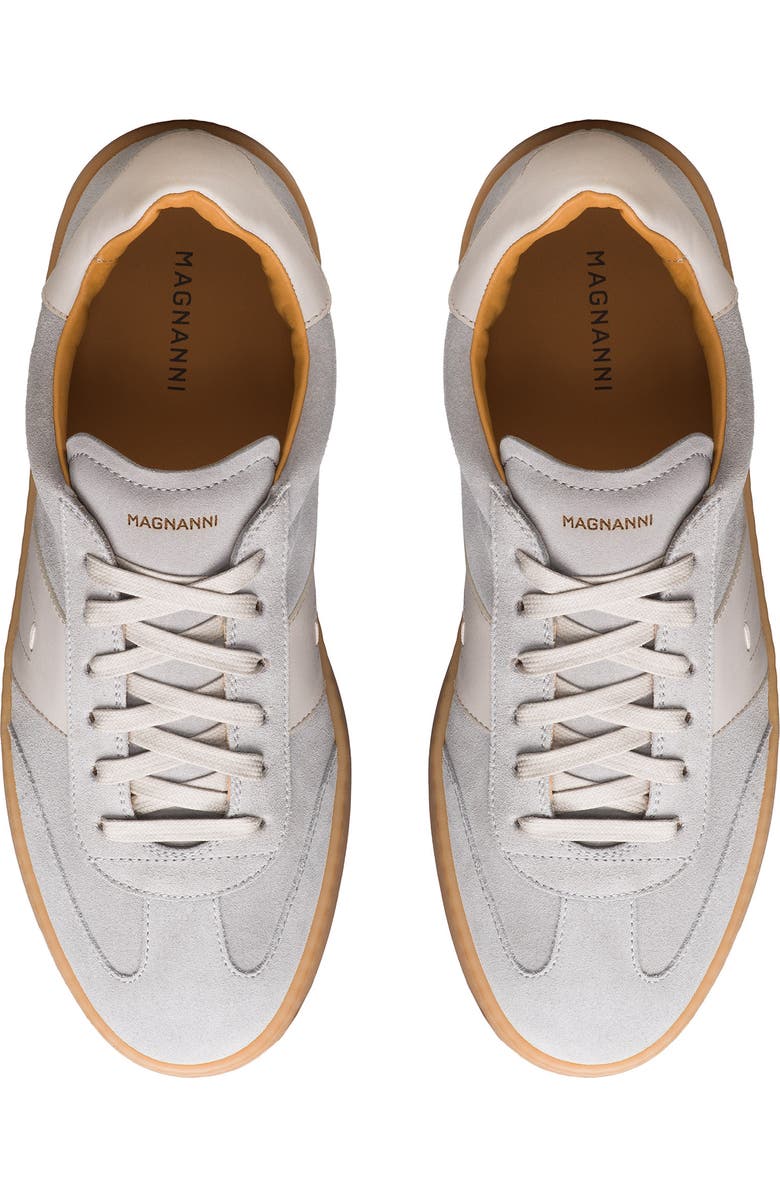 Magnanni Primera Sneaker, Alternate, color, Metal Suede