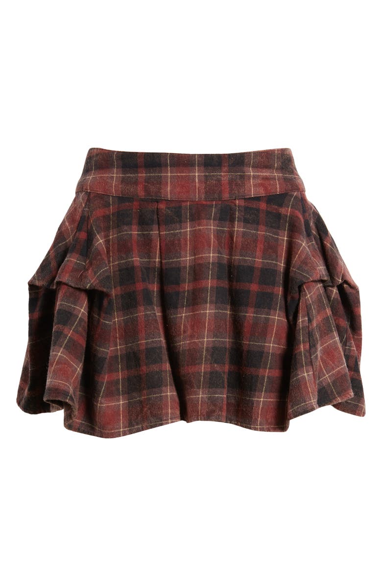 BDG Urban Outfitters Check Puff Kilt Miniskirt, Alternate, color, 
