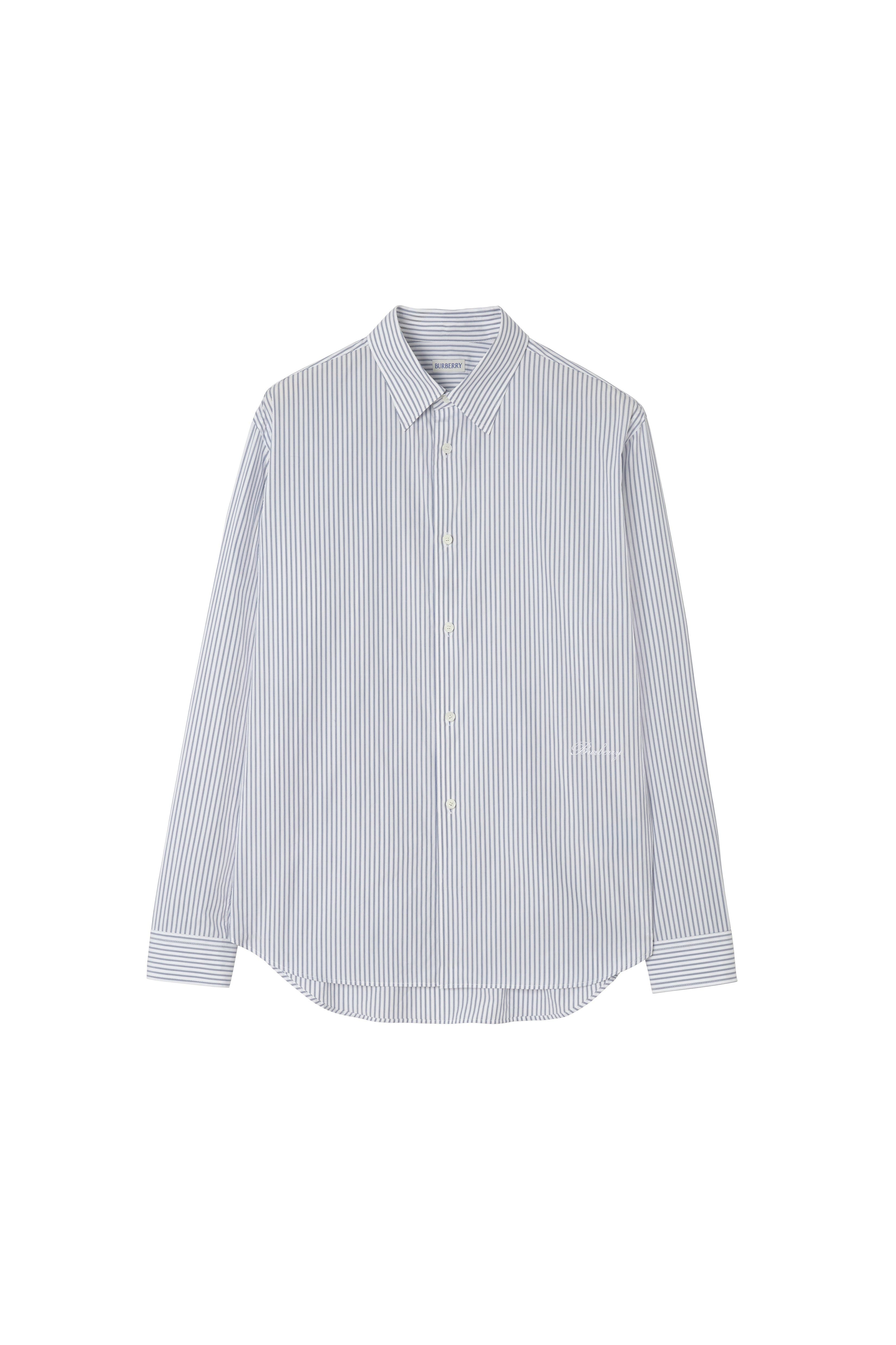 Relaxed Fit Striped Cotton Shirt - image 2