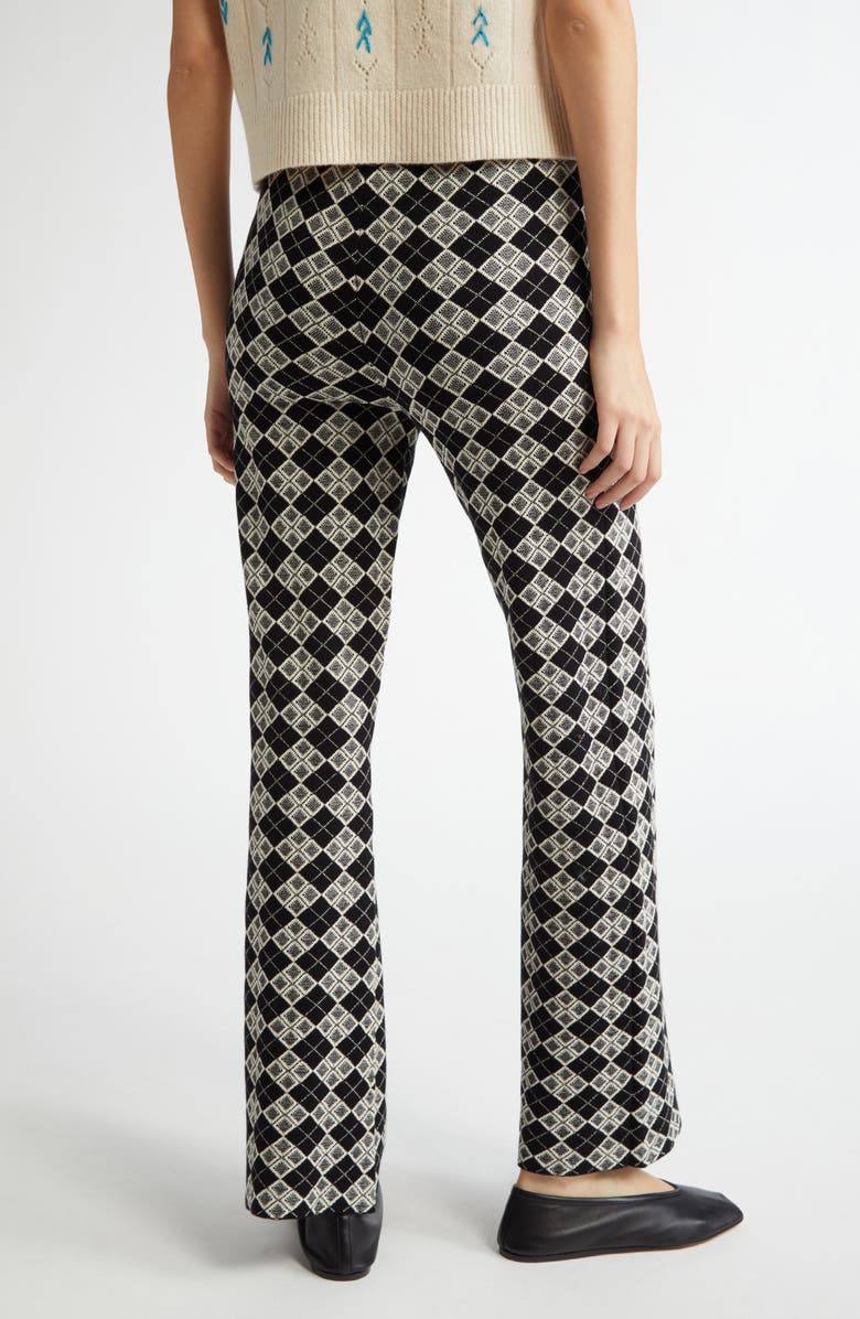 YanYan Argyle Organic Cotton Slim Pants, Alternate, color, 