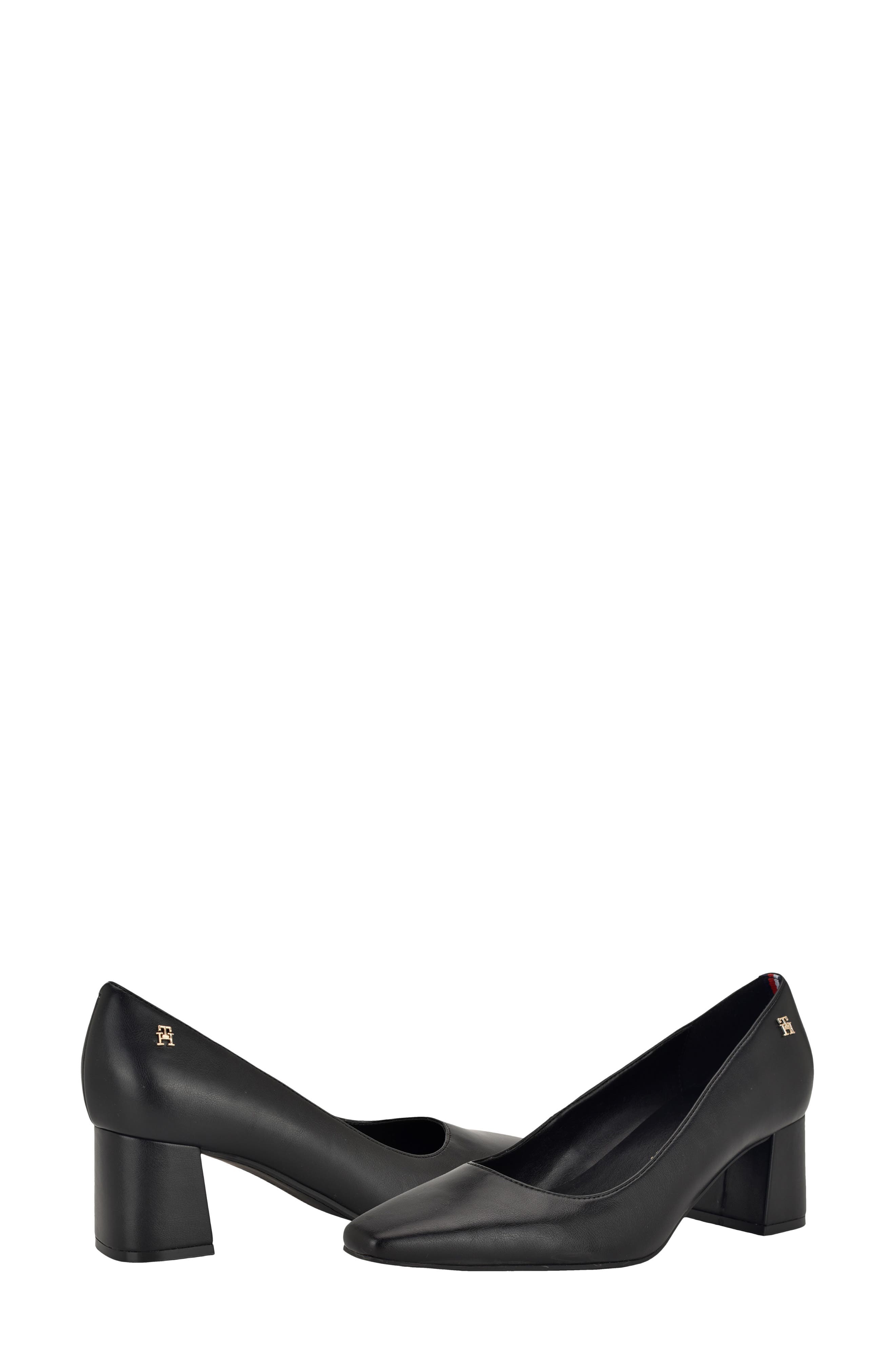 Tommy Hilfiger Opheili Block Heel Pump, Alternate, color, Black