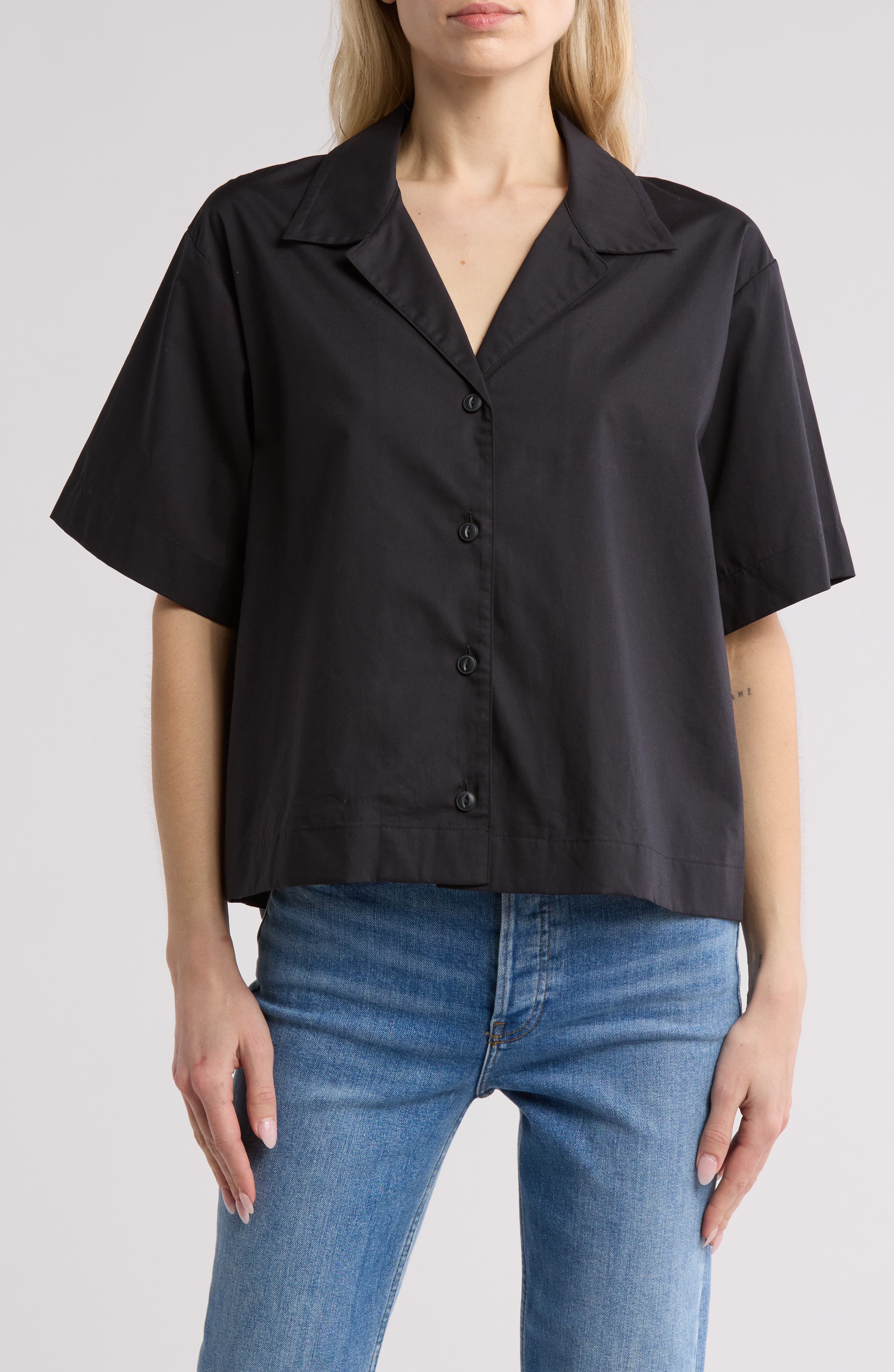 rag & bone Reese Short Sleeve Button-Up Shirt