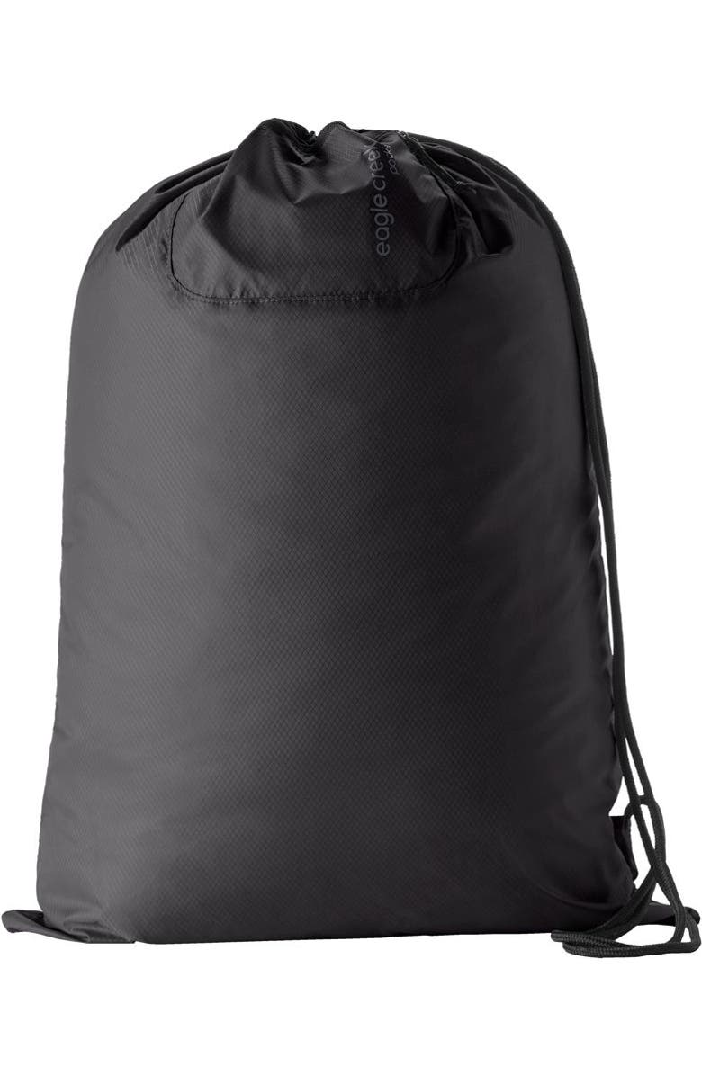 EAGLE CREEK Packable Laundry Sack, Alternate, color, Black