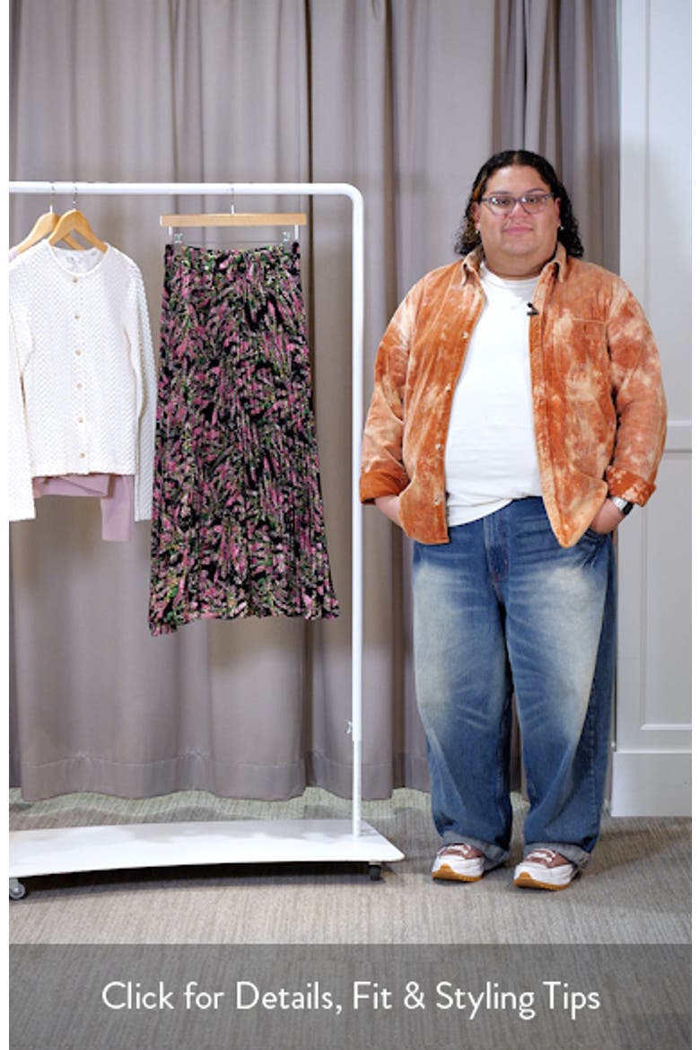 Luca Pleated Midi Skirt video