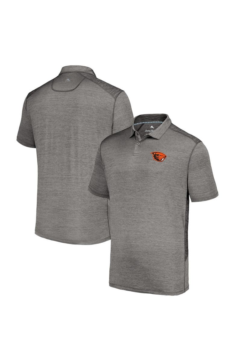 Tommy Bahama Men's Tommy Bahama Gray Oregon State Beavers Delray IslandZone Polo, Main, color, 