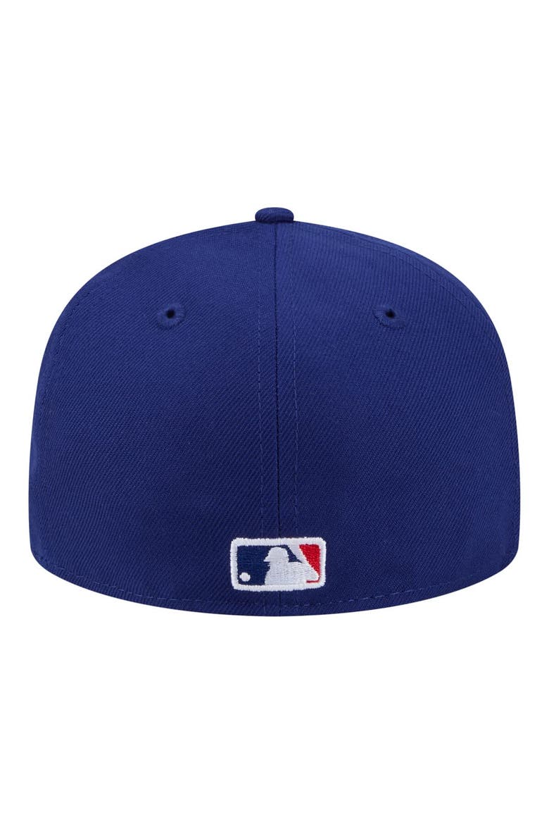 Men's New Era  Royal Los Angeles Dodgers Hidden Hit 59FIFTY Fitted Hat, Alternate, color, Royal