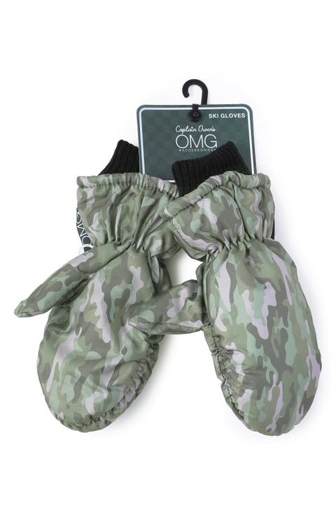Kids' Camo Ski Mittens (Big Kid)