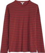 Seasalt Cornwall Sailor Stripe Long Sleeve Organic Cotton T-Shirt