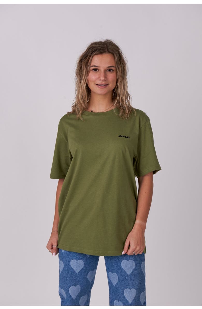 OOSC Powder Club T-Shirt - Khaki, Alternate, color,
