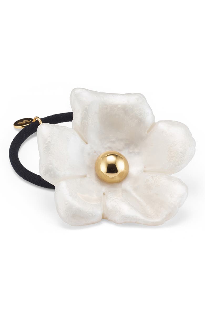 LELET NY Medium Eden Resin Cuff Ponytail Holder, Main, color, Pearlescent