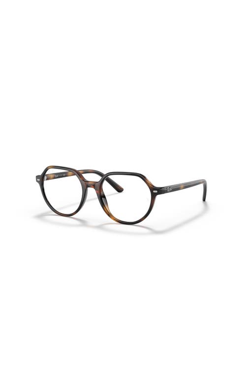 Ray Ban Ray-ban 47mm Square Optical Glasses In Neutral