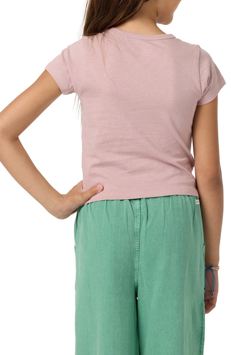 O'Neill Kids' Strato Willa Skimmer Cotton Graphic T-Shirt, Alternate, color, Orchid