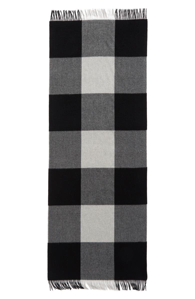 Nordstrom Collection Plaid Cashmere Wrap, Main, color,