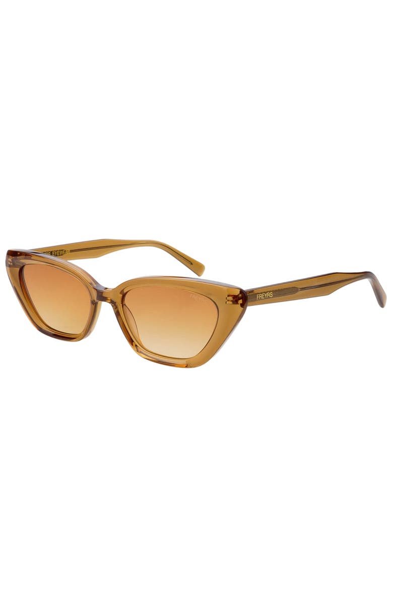 Mia Cat Eye Sunglasses, Alternate, color, Crystal Brown