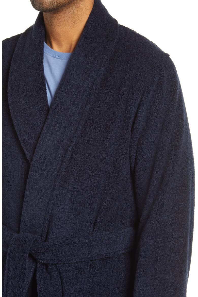Hydro Cotton Robe, Alternate, color, NAVY BLAZER