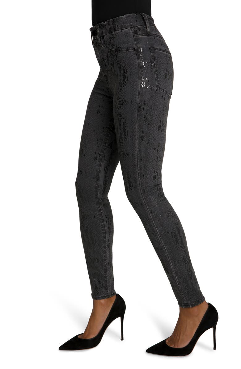 Good American Good Waist High Waist Skinny Jeans, Alternate, color, 