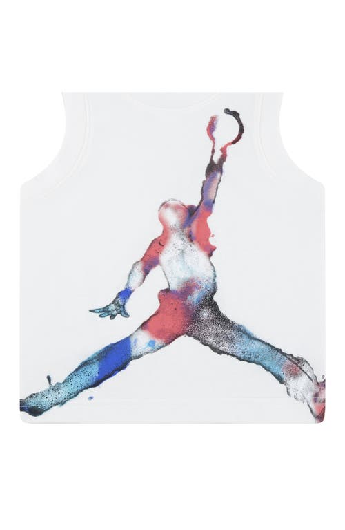 Shop Jordan Kids' Jdb Jumpman Poolside Graphic Tank & Shorts Set In Washed Teal