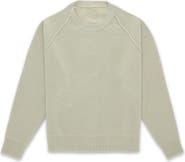 Fortela Harvard Wool Crewneck Sweater with Raglan Sleeve