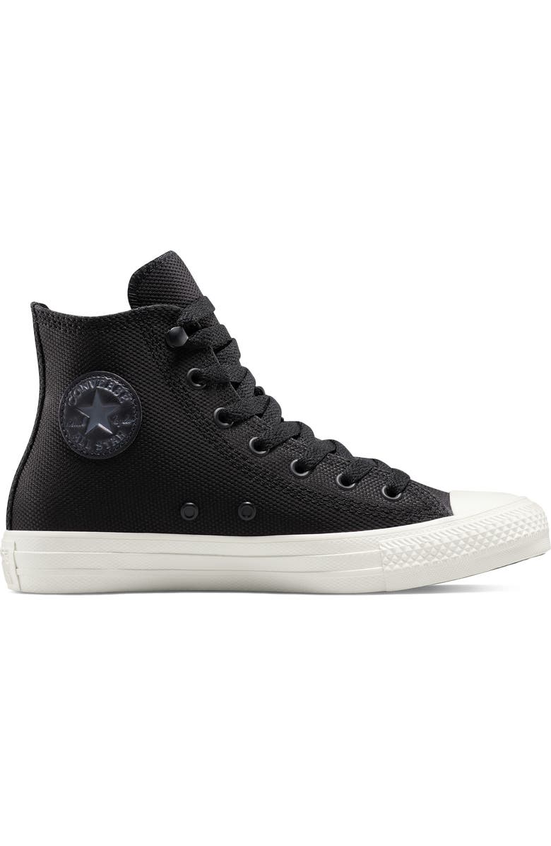 Converse Kids' Chuck Taylor All Star Waterproof TecTuff High Top Sneaker, Alternate, color, Black/ Cold Stare/ Egret
