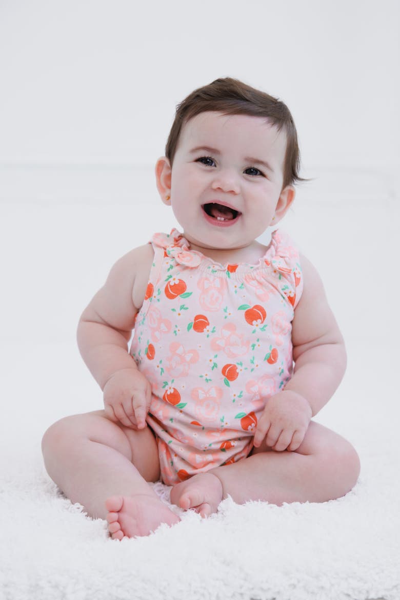 Minnie Mouse Sleeveless Bubble Romper, Alternate, color, Pink