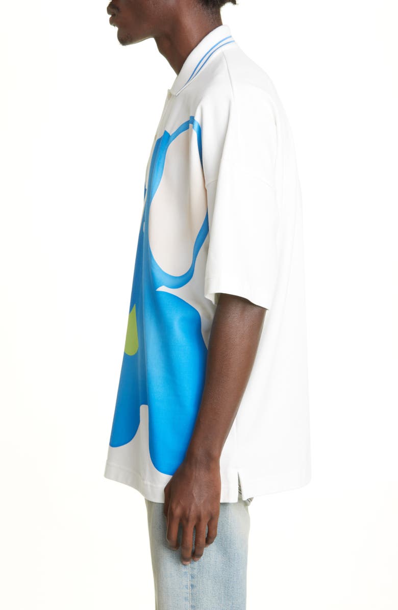 JW Anderson Oversize Elephant Graphic Polo, Alternate, color, 