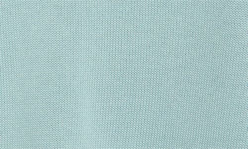 Eileen Fisher Bateau Neck Cotton Blend Sweater In Blue
