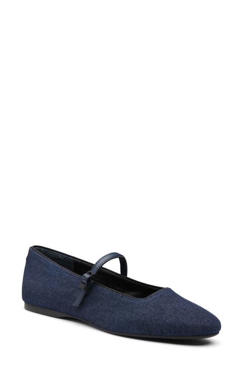 The Hummingbird Mary Janes Denim