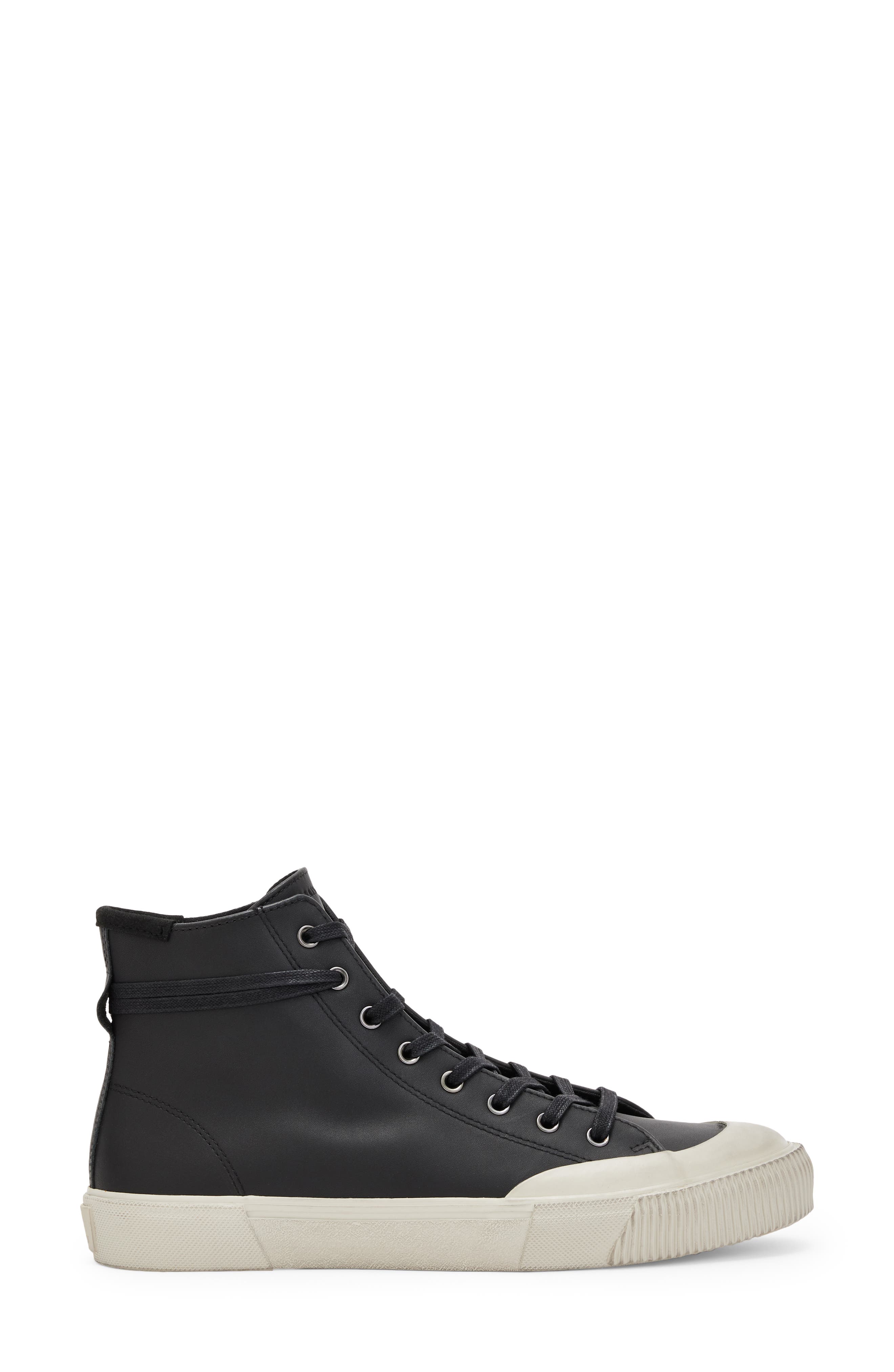 AllSaints Dumont Leather High Top Sneaker, Alternate, color, 