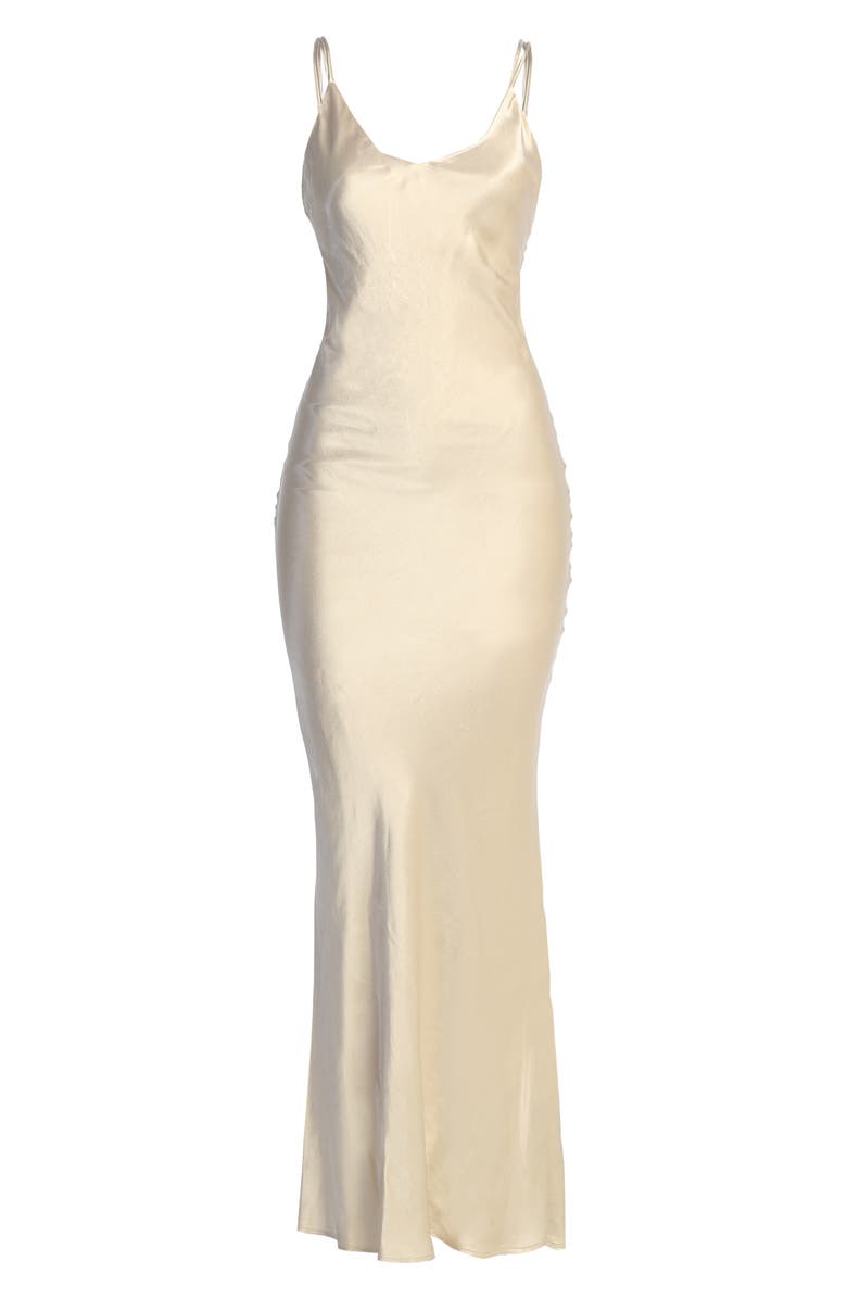 JLUXLABEL Promise of Love Satin Dress, Alternate, color, 