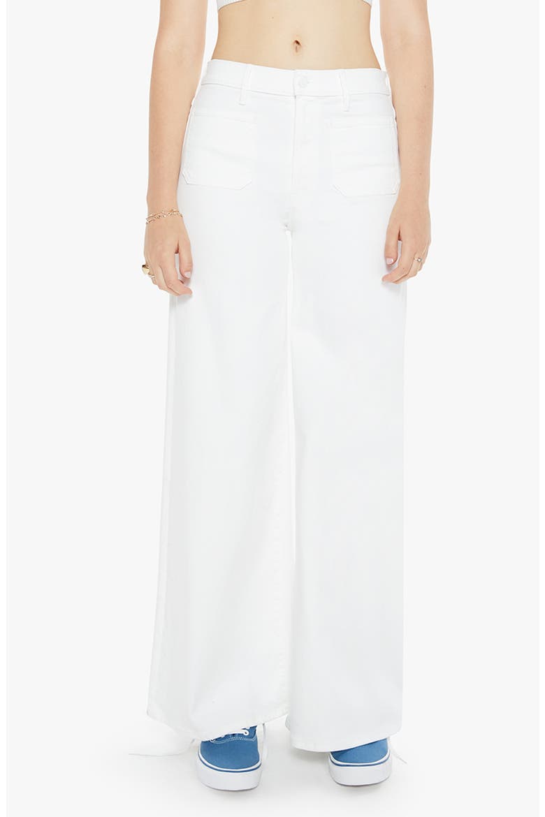 Undercover Sneak Patch Pocket Wide Leg Jeans, Main, color, FAIREST OF THEM ALL