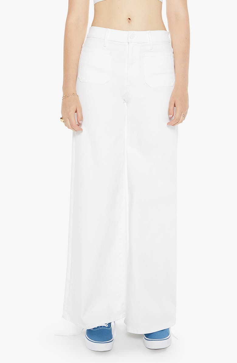 MOTHER Undercover Sneak Patch Pocket Wide Leg Jeans, Main, color, Fairest Of Them All
