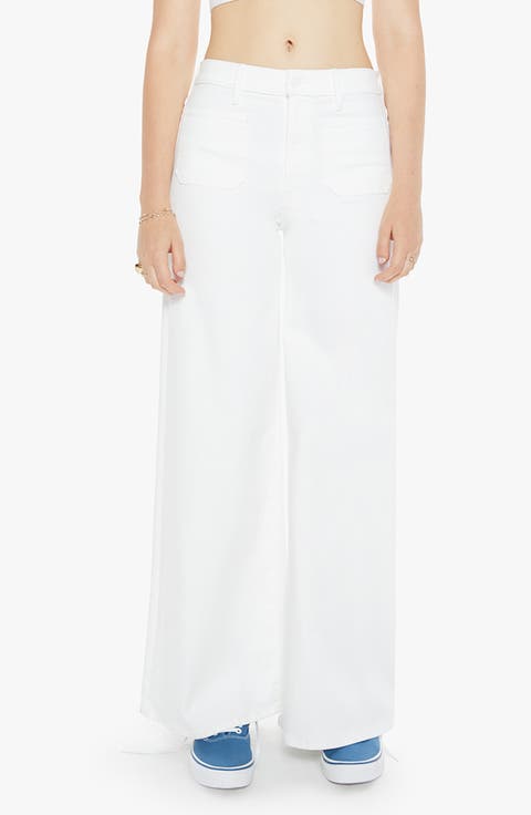 Undercover Sneak Patch Pocket Wide Leg Jeans