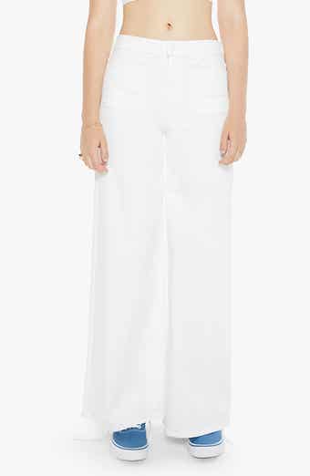 MOTHER Undercover Sneak Patch Pocket Wide Leg Jeans