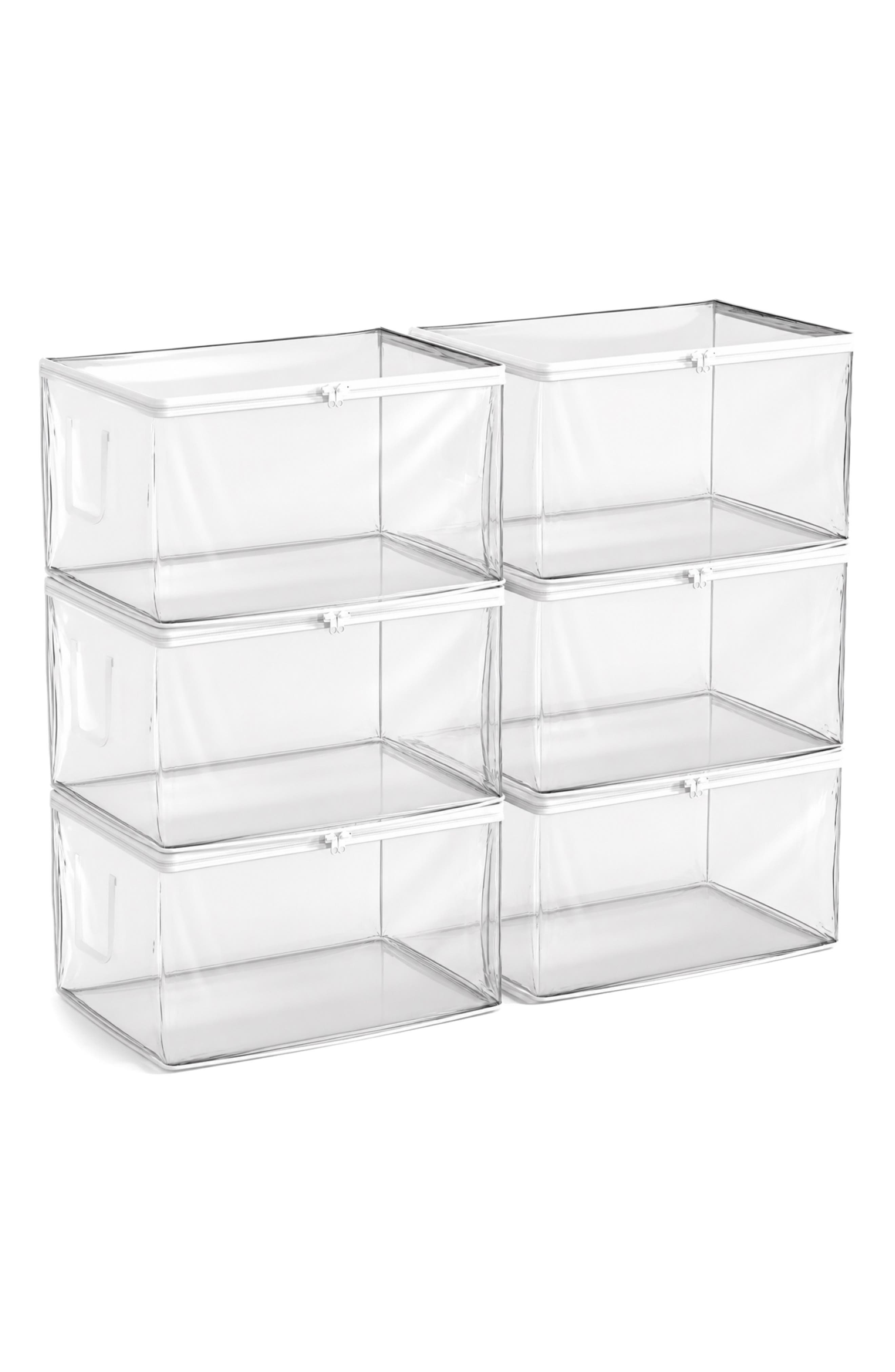 Set of 6 Foldable Large Storage Bins