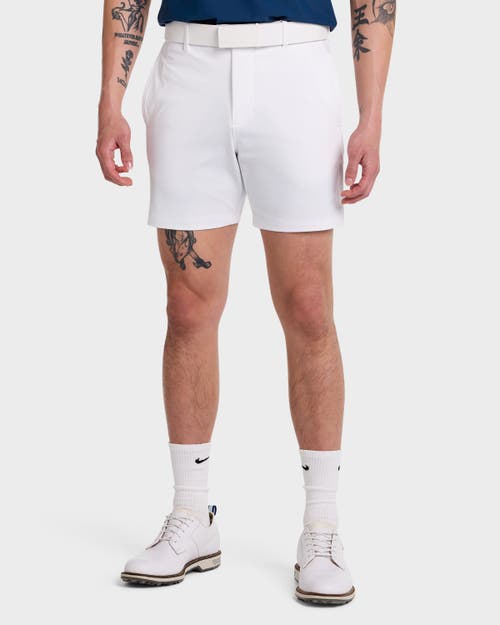 Blanco Clothing Golf Short In White
