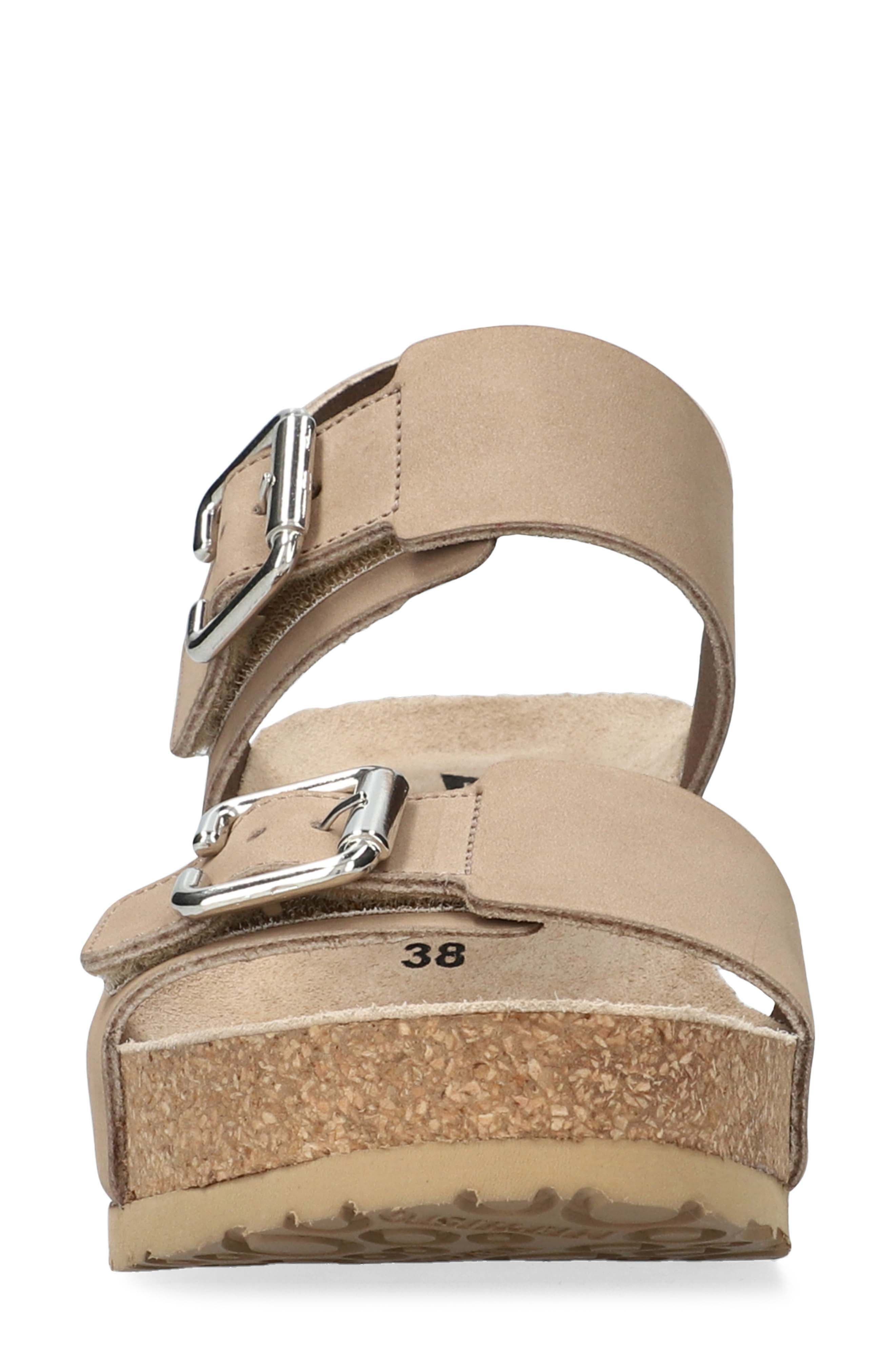 Lissandra Platform Wedge Sandal, Alternate, color, LIGHT TAUPE SANDALBUCK